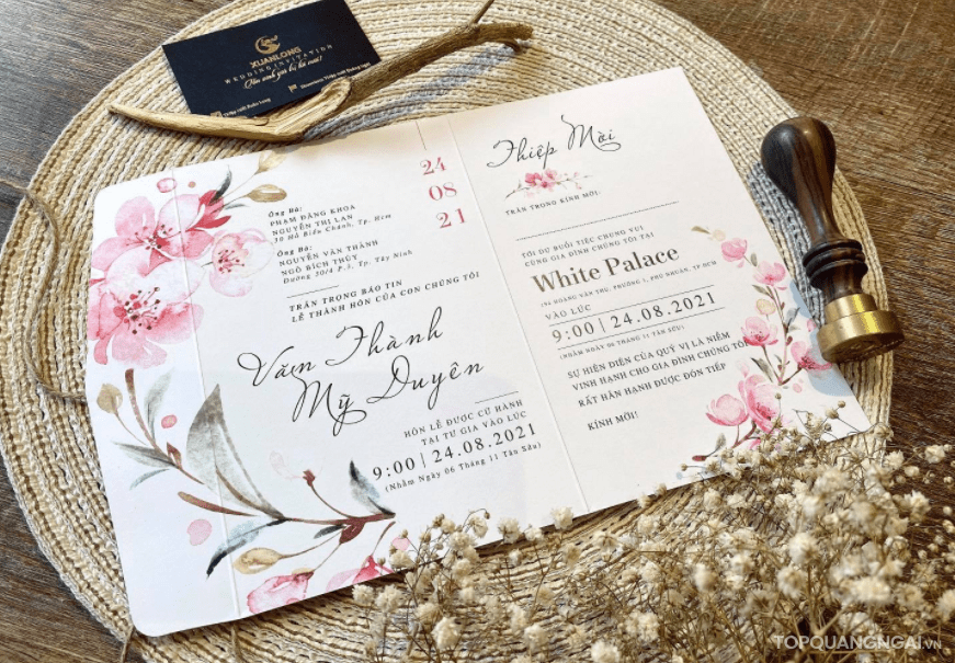 in thiệp cưới giá rẻ quảng ngãi