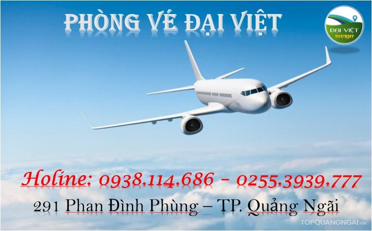 phòng vé máy bay ở Quảng Ngãi