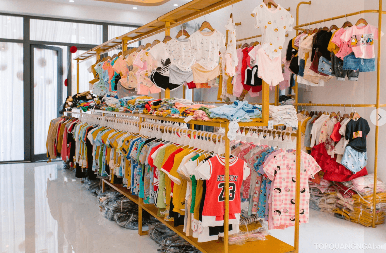 Top 9 shop quần áo trẻ em Quảng Ngãi nổi tiếng nhất