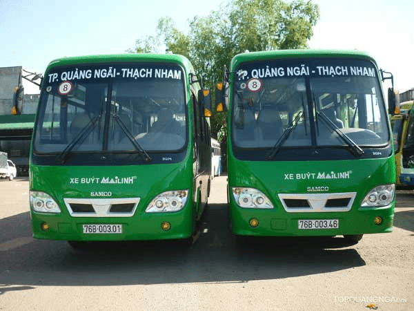 Lịch trình xe buýt Quảng Ngãi – Thạch Nham: Áp dụng từ 2022