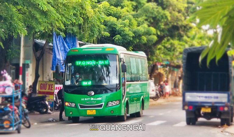 Lịch xe buýt Quảng Ngãi – Ba Tơ – Ba Vì 2024: Lộ trình di chuyển, giờ xe chạy