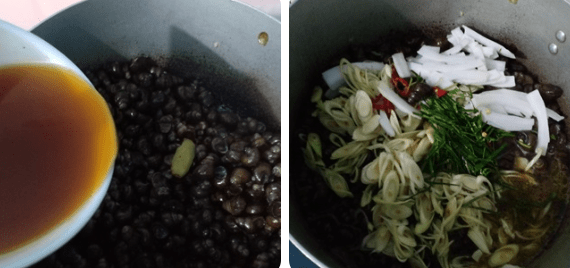 Cách nấu ốc hút Quảng Ngãi