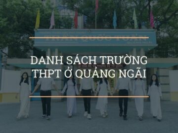 danh sách trường thpt ở quảng ngãi