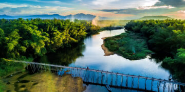 canh dep quang ngai nhin tu tren cao Cau Tre Xom Lan Quang Ngai VnExpress 1562727563 VnEx