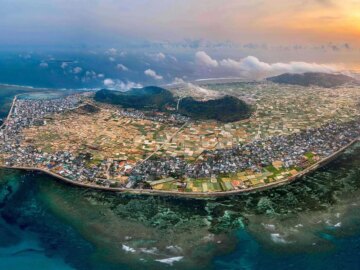 Tác phẩm “Bình minh trên đảo Lý Sơn” đoạt giải nhất cuộc thi ảnh nghệ thuật “Đất nước nhìn từ biển”
