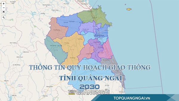 Bản đồ quy hoạch giao thông tỉnh Quảng Ngãi đến 2030