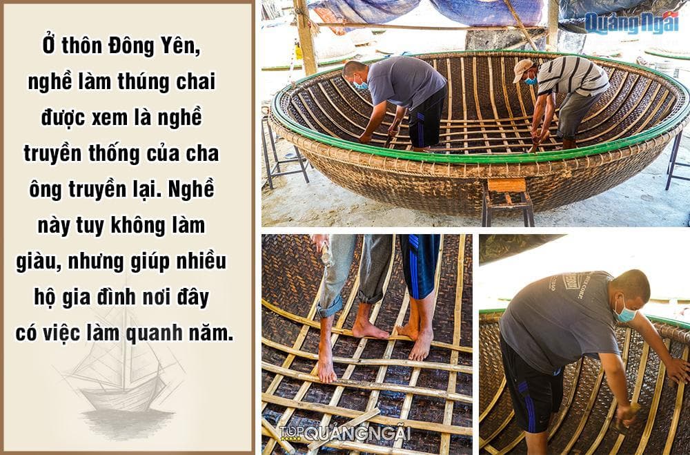 Đông Yên - Làng chẻ tre, đan thúng bên bờ sông Trà Bồng - Quảng Ngãi