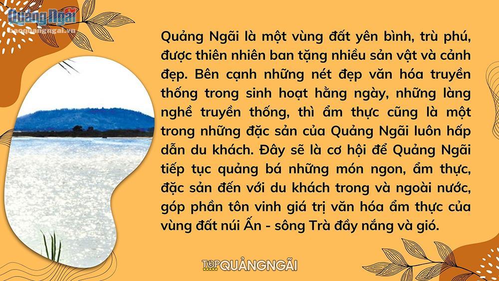 4 Đặc Sản Quảng Ngãi Lọt Vào Top 100 Đặc Sản Việt Nam