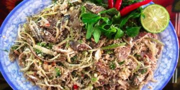 gỏi cá trích quảng ngãi